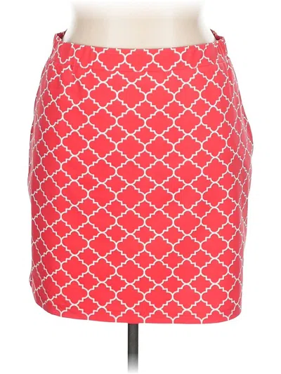 Pre-owned Katherine Way Casual Skirt In Red