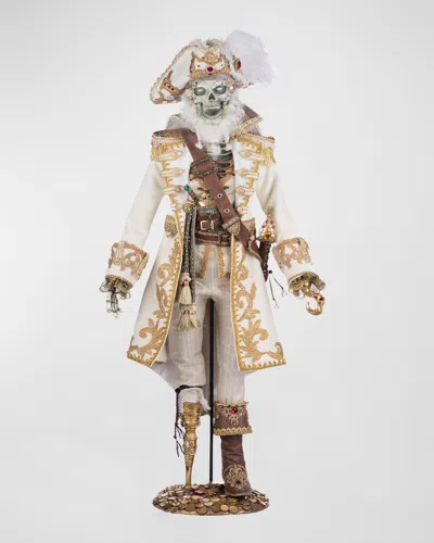 Katherine's Collection Captain Skully Swashbuckler Halloween Figurine, 38" In Multi