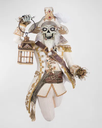 Katherine's Collection Captain Skully Swashbuckler With Lantern Halloween Wall Piece In Multi
