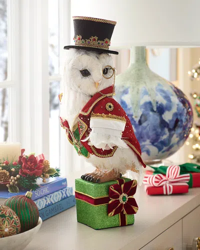 Katherine's Collection Christmas Ball Owl Tabletop
