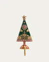 Katherine's Collection Christmas Castle Tree Stocking Holder In Multi