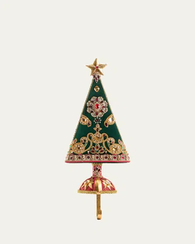 Katherine's Collection Christmas Castle Tree Stocking Holder In Multi