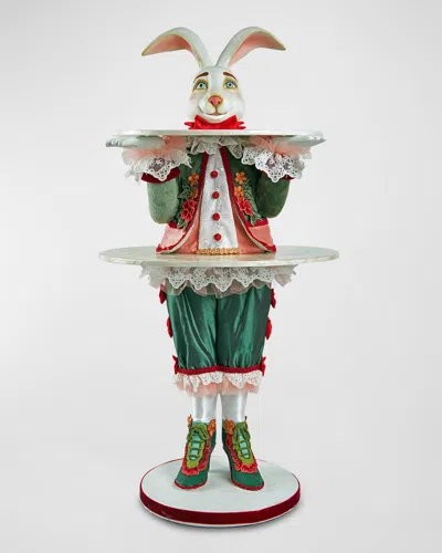 Katherine's Collection Enchanted Bunny Tiered Tray In Multi