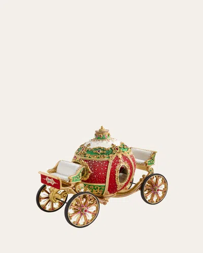 Katherine's Collection Limited Edition Royal Christmas Ball Ornament Carriage In Multi