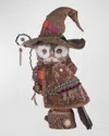 Katherine's Collection Octavius The Owl Warlock Halloween Figurine, 20"