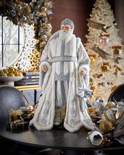 Katherine's Collection Silver Bells Santa Doll