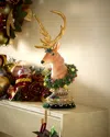 Katherine's Collection Winter Balsam And Berry Deer Stocking Holder