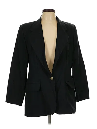 Pre-owned Kathie Lee Blazer Jacket In Black