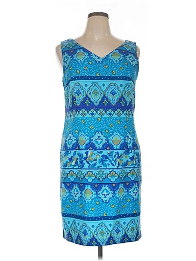 Pre-owned Kathie Lee Casual Dress In Blue