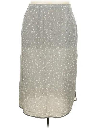 Pre-owned Kathie Lee Casual Skirt In Gray