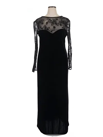 Pre-owned Kathie Lee Cocktail Dress In Black