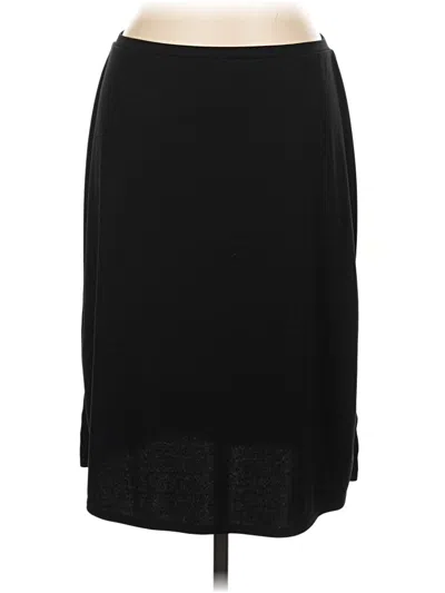 Pre-owned Kathie Lee Formal Skirt In Black