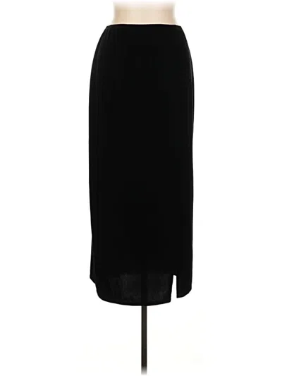 Pre-owned Kathie Lee Formal Skirt In Black