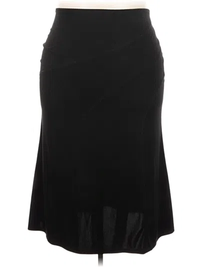 Pre-owned Kathie Lee Formal Skirt In Black