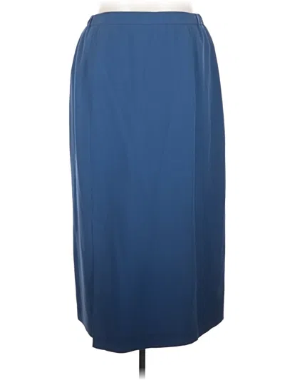 Pre-owned Kathie Lee Formal Skirt In Blue