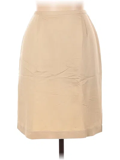 Pre-owned Kathie Lee Formal Skirt In Brown