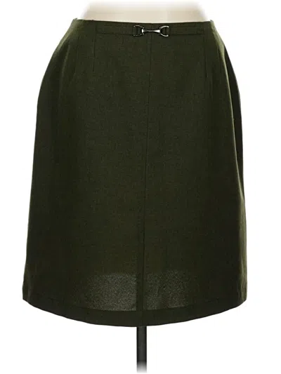 Pre-owned Kathie Lee Formal Skirt In Green
