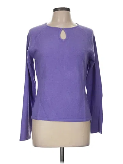 Pre-owned Kathie Lee Pullover Sweater In Purple