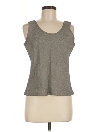 Pre-owned Kathie Lee Sleeveless T-shirt In Gray