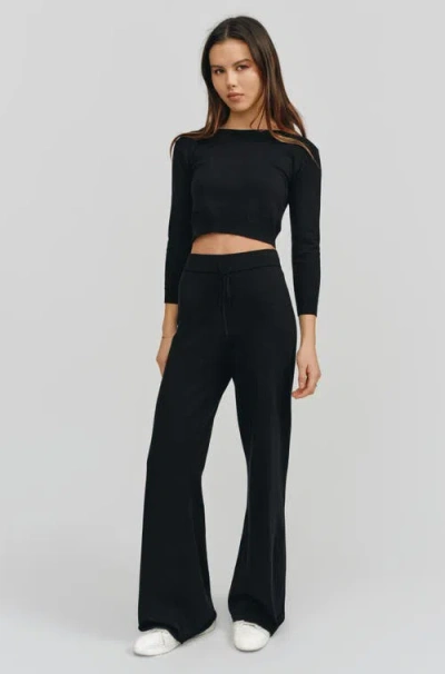 Kathryn Mccarron Alex Drawstring Pants In Black