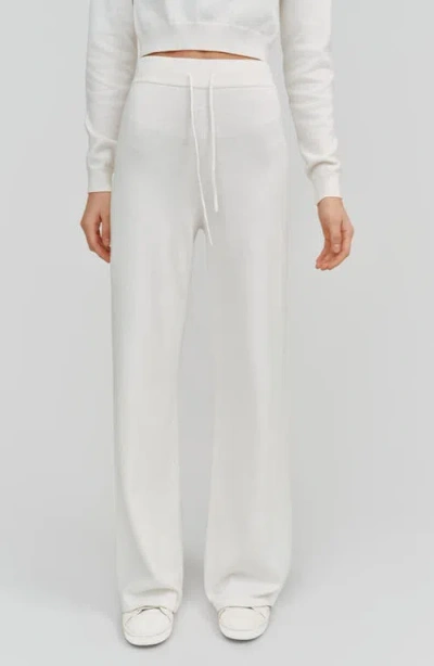 Kathryn Mccarron Alex Drawstring Pants In White