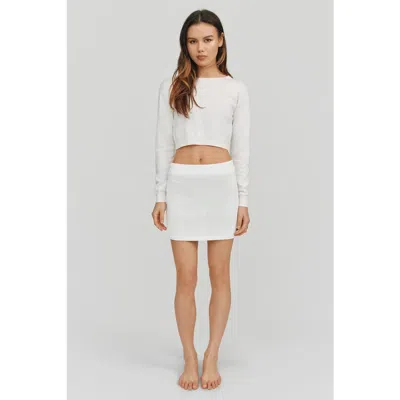 Kathryn Mccarron Gia Mini Skirt In Gray