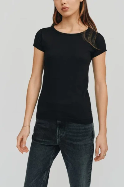 Kathryn Mccarron Greta Tee In Black