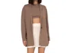 Kathryn Mccarron Helena Oversized Blazer In Mocha In Brown