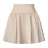 Kathy C Vang Women's Neutrals Danielle Beige Faux Leather Mini Skirt In Beige/black