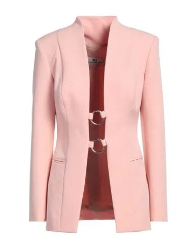 Kathy Heyndels Woman Blazer Pink Size 4 Pes - Polyethersulfone