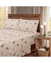 Kathy Ireland 100% Turkish Cotton Flannel Sheet Set