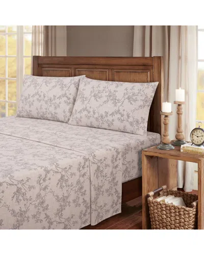 KATHY IRELAND KATHY IRELAND 100% TURKISH COTTON FLANNEL SHEET SET