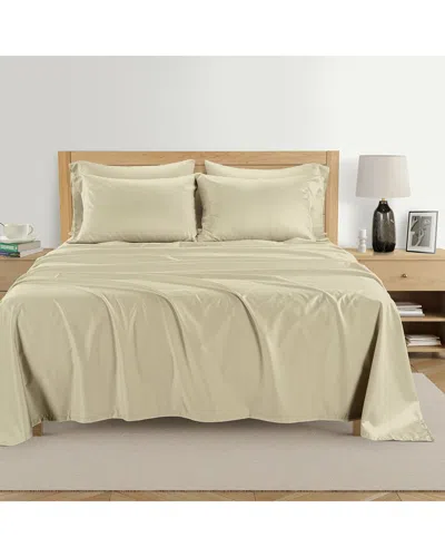 Kathy Ireland 1000 Thread Count Egyptian Cotton Rich Sheet Set - Ivory In White