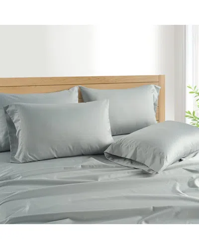 Kathy Ireland 1000 Thread Count Egyptian Cotton Rich Sheet Set - Silver In Gray