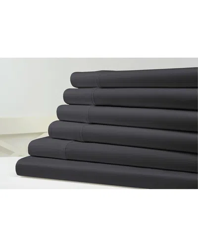 Kathy Ireland 1200tc Cotton Rich Sheet Set In Black