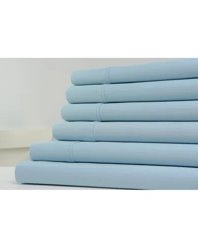 Kathy Ireland 1200tc Cotton Rich Sheet Set In Blue