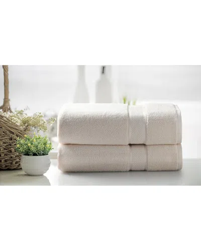 KATHY IRELAND KATHY IRELAND 2PC ZERO TWIST COTTON PLUSH BATH SHEET SET