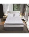 Kathy Ireland 3in Down Fiber Top Featherbed In White