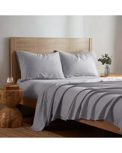 KATHY IRELAND KATHY IRELAND 4PC HERRINGBONE TWILL RICH COTTON SHEET SET