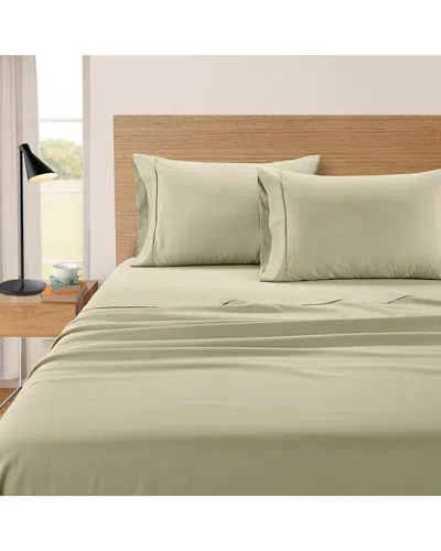 Kathy Ireland 500 Thread Count Tencel Cooling Cotton Sheet Set - Beige In Gray