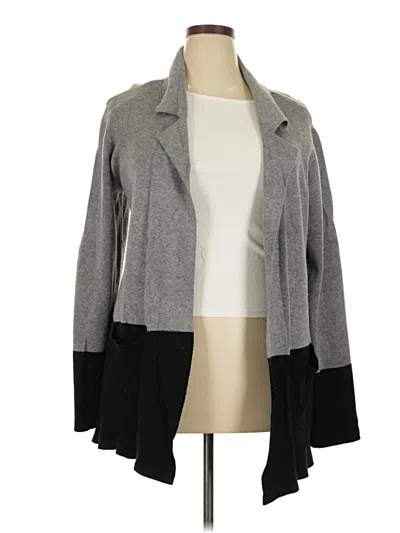 Pre-owned Kathy Ireland Cardigan Sweater In Gray