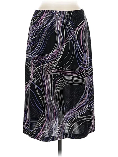 Pre-owned Kathy Ireland Formal Skirt In Black