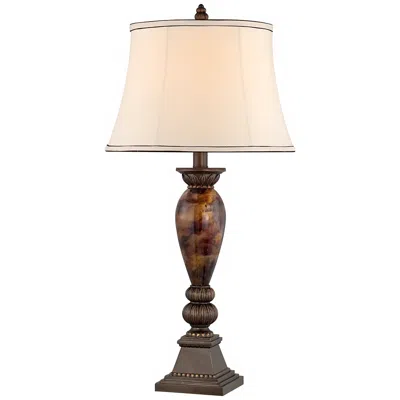 Kathy Ireland Home Mulholland 33" High Marbleized Finish Table Lamp