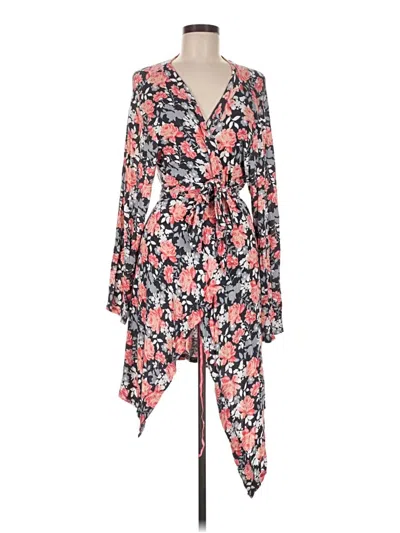 Pre-owned Kathy Ireland Kimono In Pink