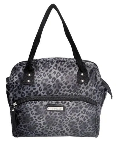Kathy Ireland Leah Wide Mouth Lunch Tote In Black