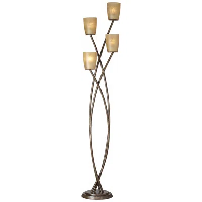 Kathy Ireland Metro Plaza 69" High Copper Bronze Floor Lamp