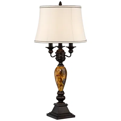 Kathy Ireland Mulholland 37" Traditional Lamp With Table Top Dimmer