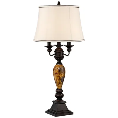 Kathy Ireland Mulholland 37" Traditional Table Lamp With Usb Dimmer