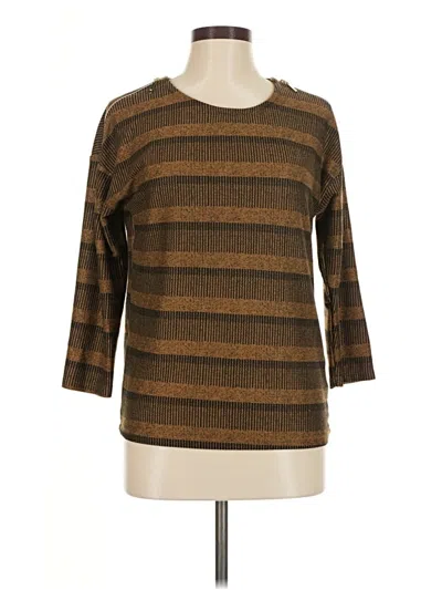Pre-owned Kathy Ireland Pullover Sweater In Brown