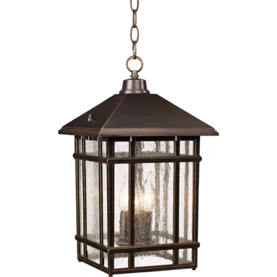 Kathy Ireland Sierra 16 1/2" High Bronze Outdoor Hanging Light